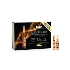 Flavo-C Melatonin Serum 10 Amp - Sérum nocturno antioxidante con melatonina y vitamina C.