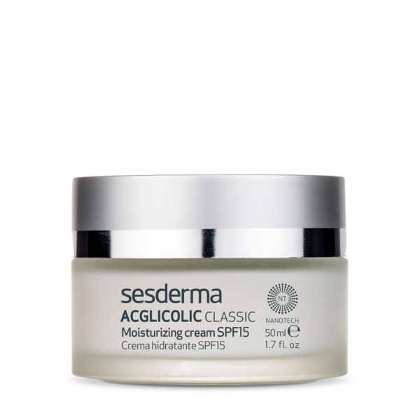 Acglicolic Classic Crema Hidratante SPF 15 - Hidratación diaria y protección solar